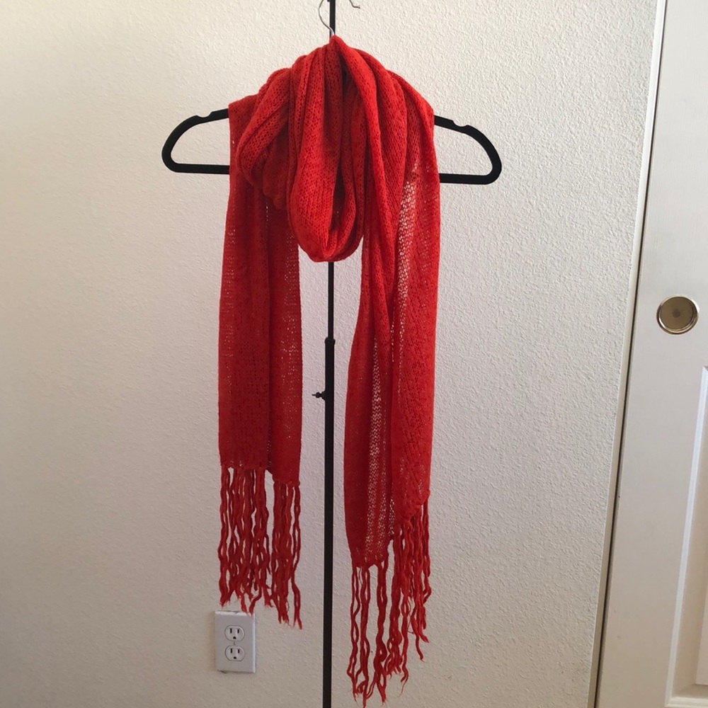 Red scarf